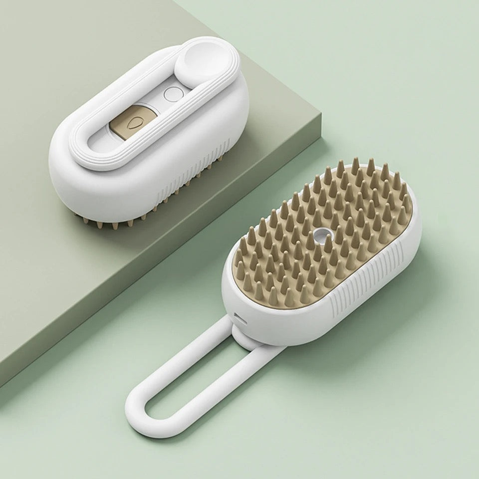 Steam Brush-Comb for Cats