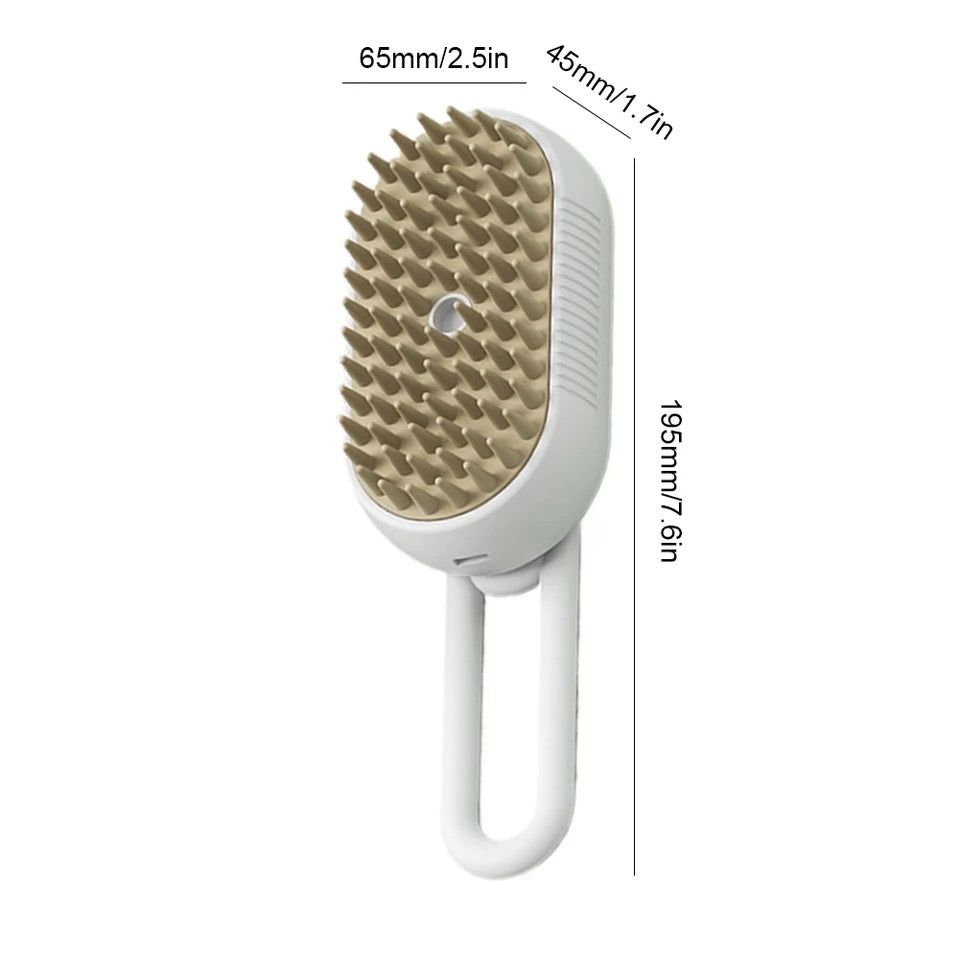 Steam Brush-Comb for Cats
