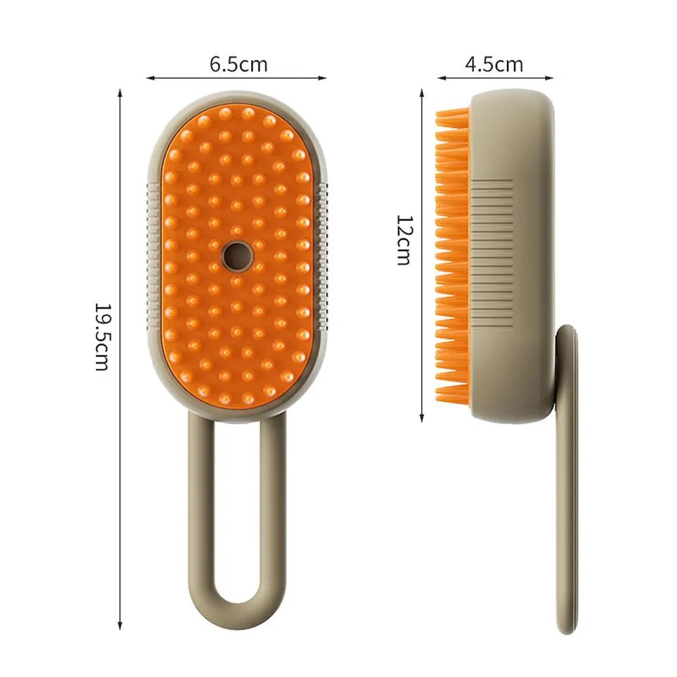 Steam Brush-Comb for Cats